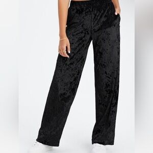 Fabletics Crushed Velvet / Velour Pants